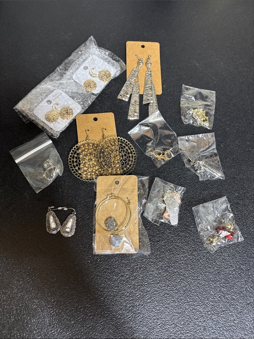 Bundle of 11 Fashion Earrings Variety Lot Jewelry